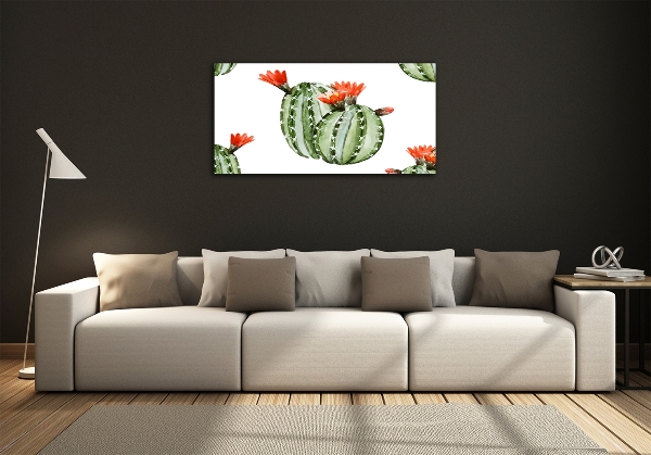 Glazen schilderij Cactussen