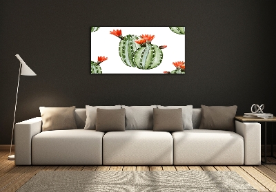 Glazen schilderij Cactussen