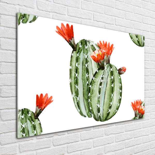 Glazen schilderij Cactussen