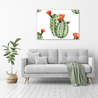 Glazen schilderij Cactussen