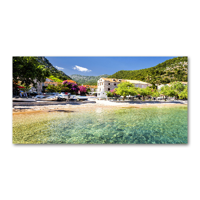 Schilderij glas Dalmatië, Kroatië