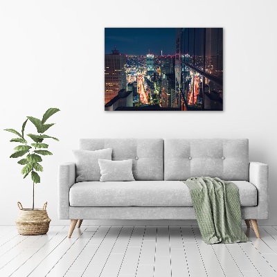 Schilderij op glas Tokio, Japan