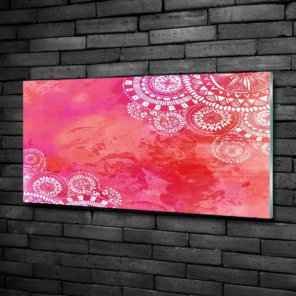 Schilderij op glas Ornamenten