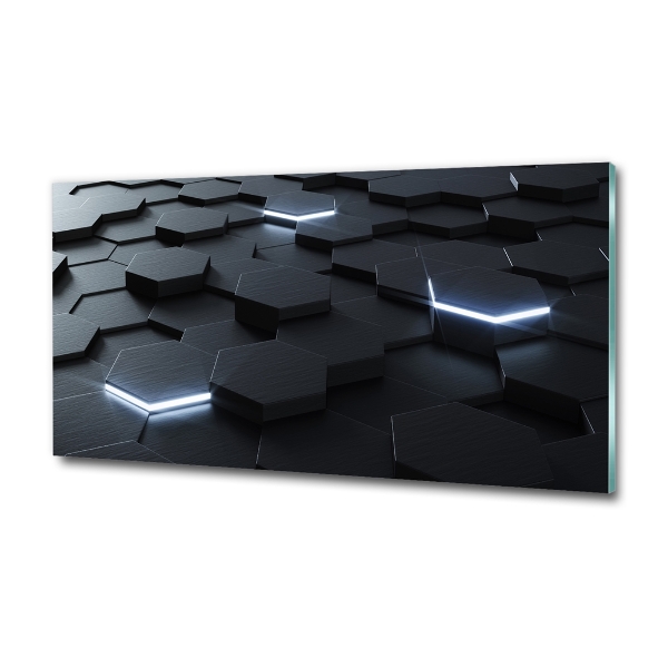 Schilderij glas Abstractie