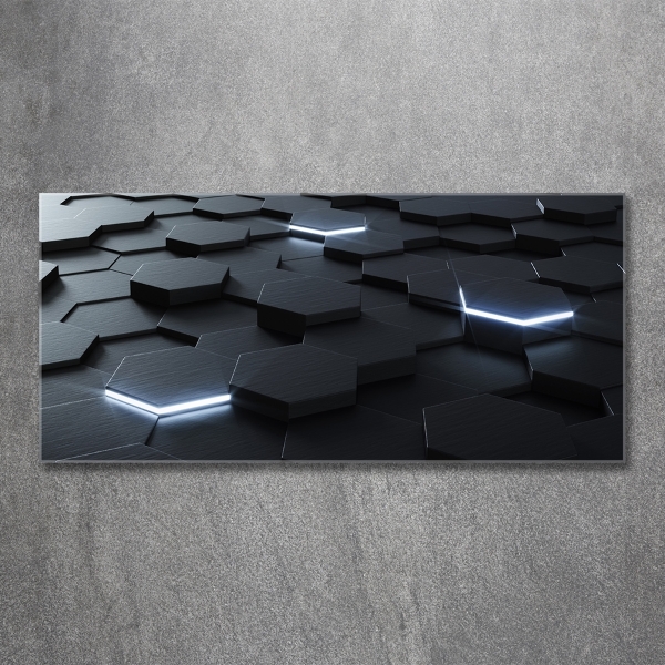 Schilderij glas Abstractie