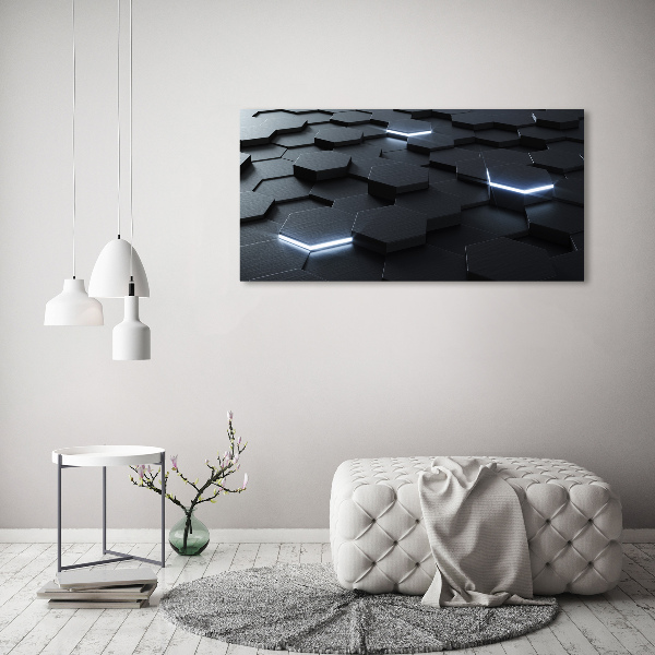 Schilderij glas Abstractie