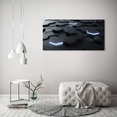 Schilderij glas Abstractie