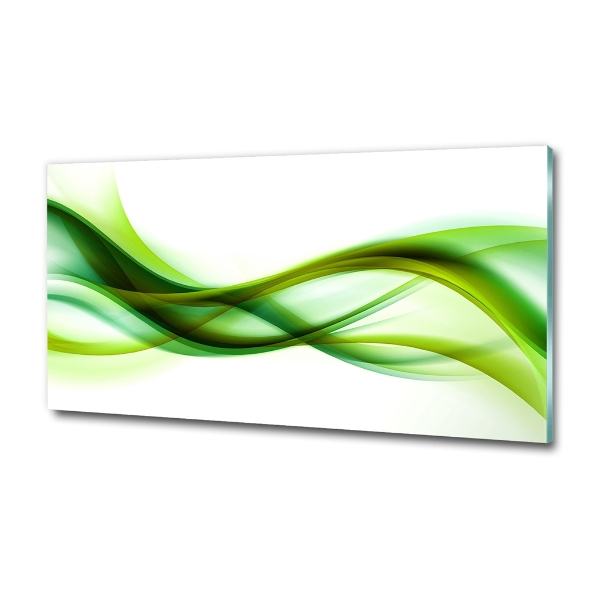 Glazen schilderij Abstracte golven