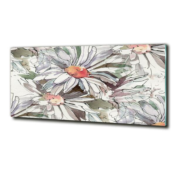 Glazen schilderij Kamille