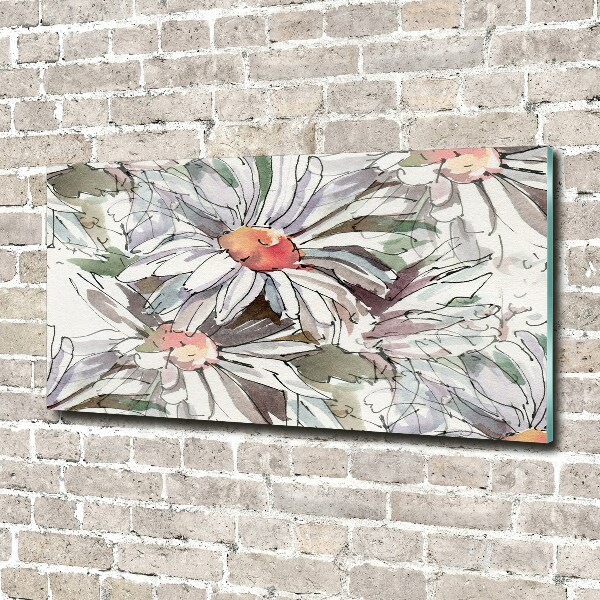 Glazen schilderij Kamille