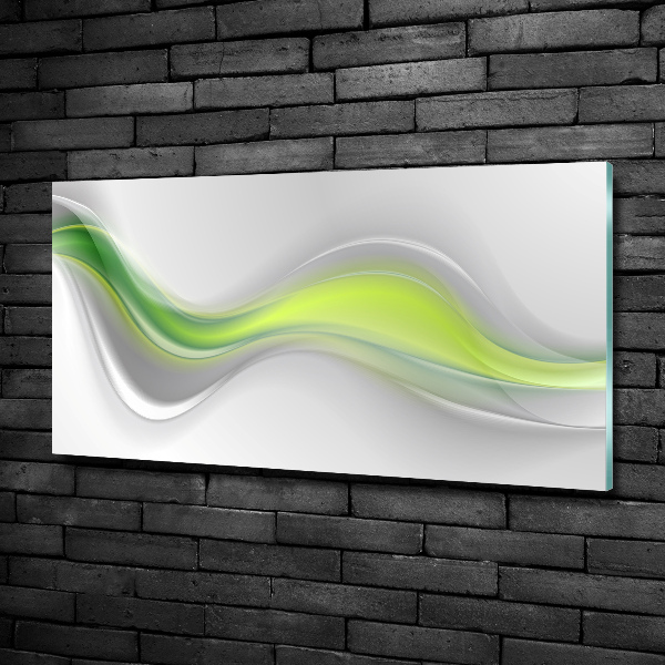 Glazen schilderij Abstracte golven