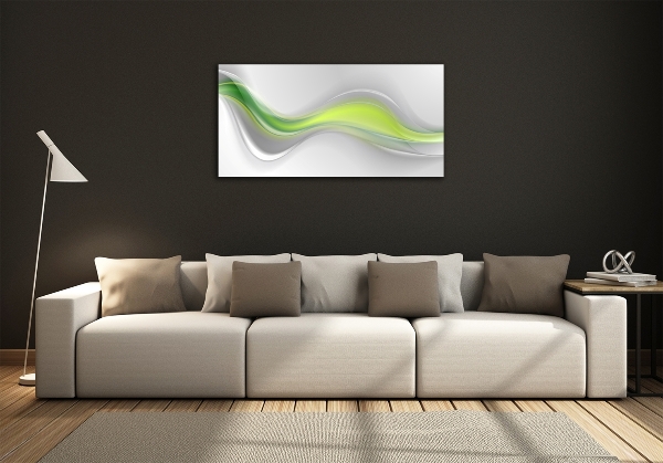 Glazen schilderij Abstracte golven