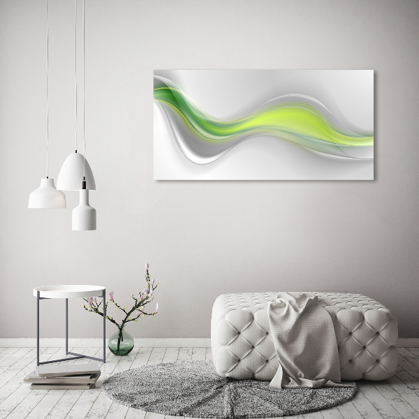 Glazen schilderij Abstracte golven