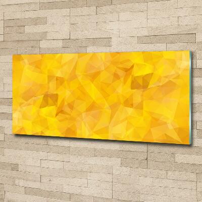 Foto schilderij op glas Abstracte driehoeken