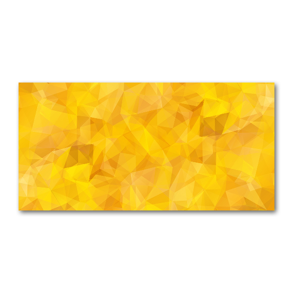 Foto schilderij op glas Abstracte driehoeken