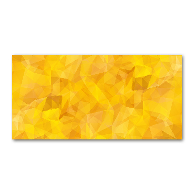 Foto schilderij op glas Abstracte driehoeken