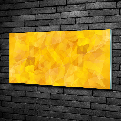 Foto schilderij op glas Abstracte driehoeken