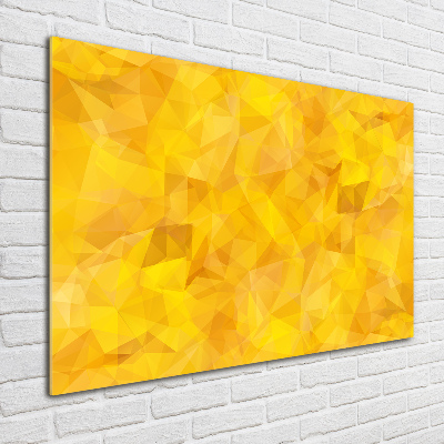 Foto schilderij op glas Abstracte driehoeken