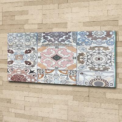 Foto schilderij op glas Keramische tegels