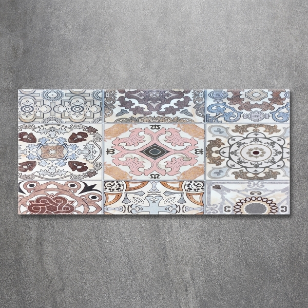 Foto schilderij op glas Keramische tegels