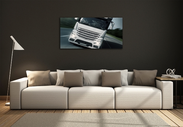 Foto schilderij op glas Vrachtwagen
