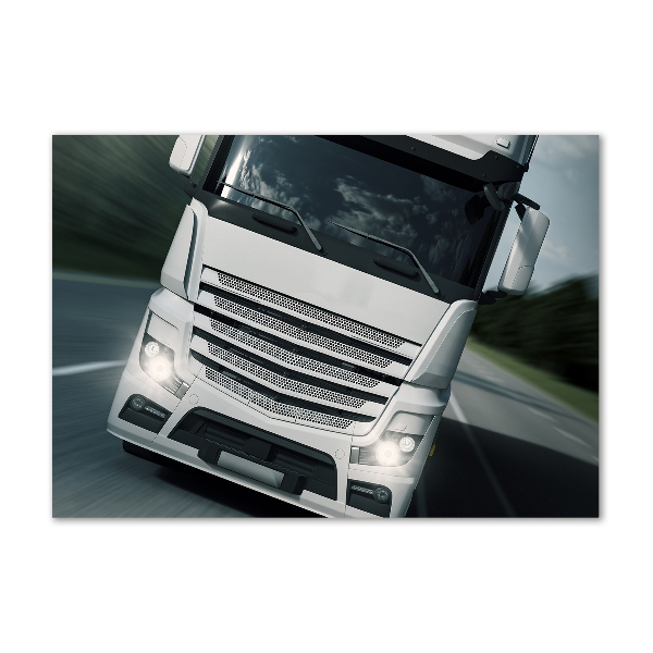 Foto schilderij op glas Vrachtwagen