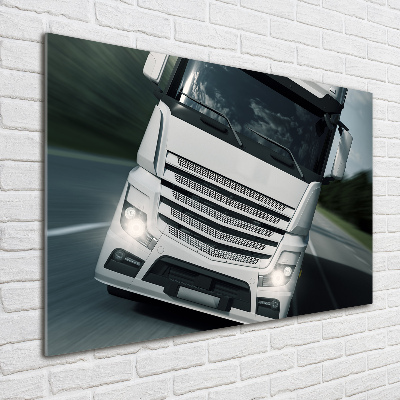 Foto schilderij op glas Vrachtwagen