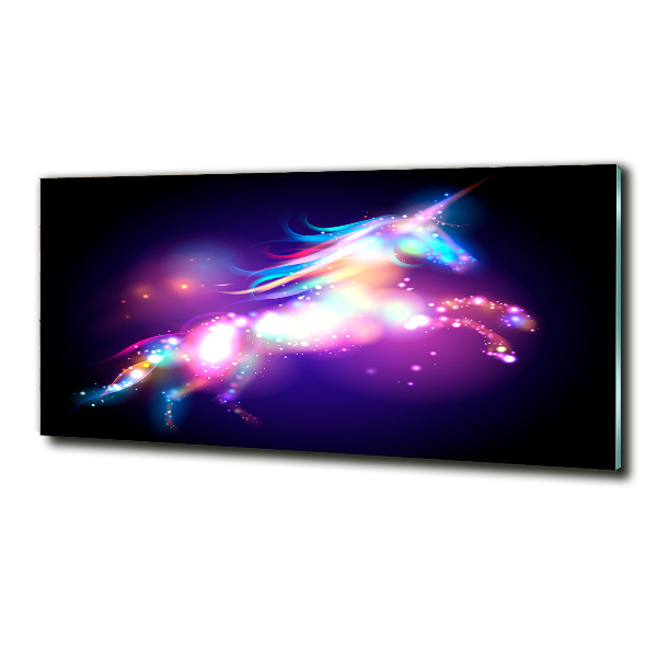 Schilderij op glas Eenhoorn