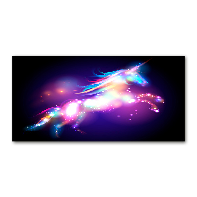 Schilderij op glas Eenhoorn