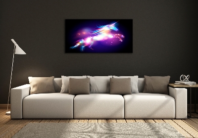 Schilderij op glas Eenhoorn