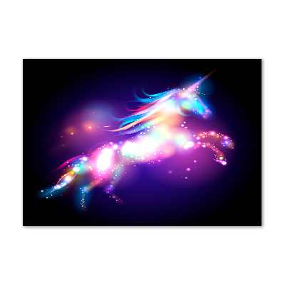 Schilderij op glas Eenhoorn