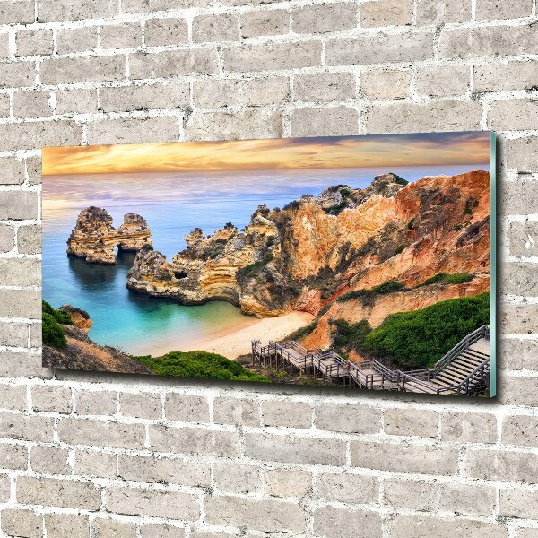 Schilderij glas Lagos Portugal