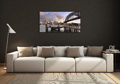 Glazen schilderij Sydney Bridge
