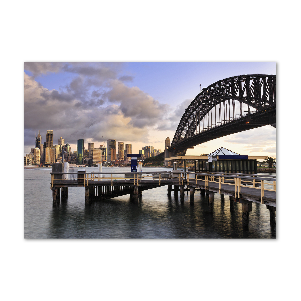 Glazen schilderij Sydney Bridge