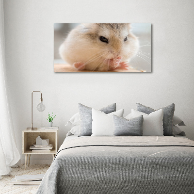 Schilderij op glas Hamster