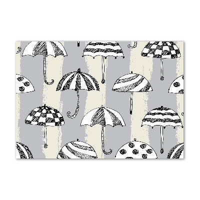 Schilderij op glas Paraplu's
