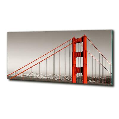 Schilderij glas San Francisco-brug