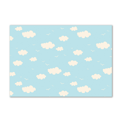 Glazen schilderij Wolken