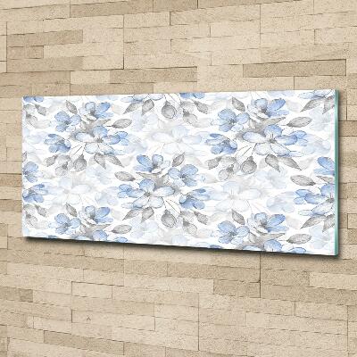 Schilderij op glas Tere bloemen