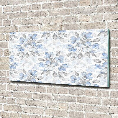 Schilderij op glas Tere bloemen