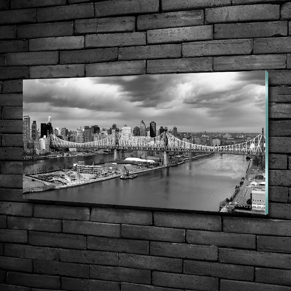 Schilderij glas New York
