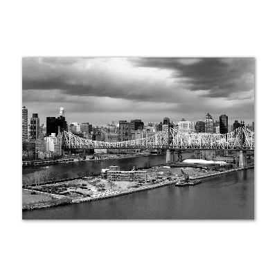 Schilderij glas New York