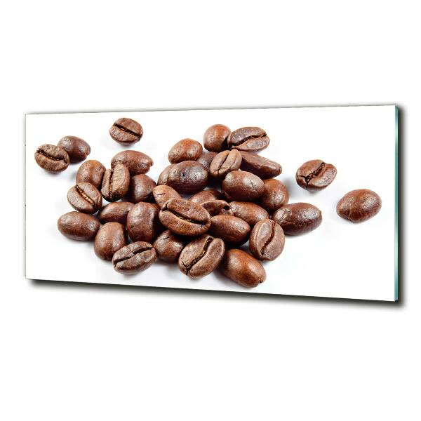 Schilderij glas Koffiebonen