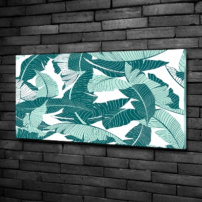 Glazen schilderij Palmbomen