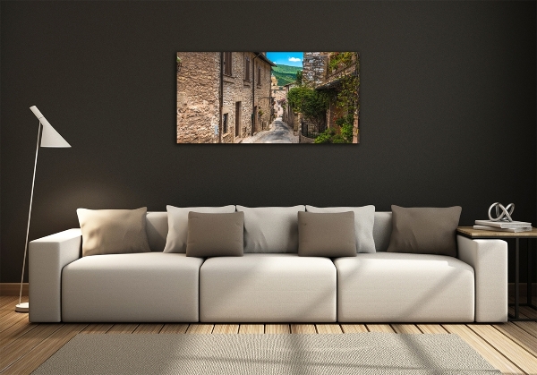 Foto obraz szklany Urokliwa uliczka