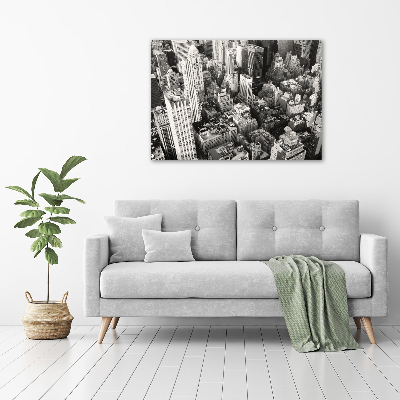 Foto obraz szklany Nowy Jork lot ptaka