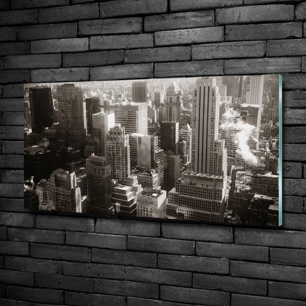 Schilderij glas New York