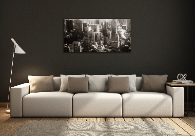 Schilderij glas New York