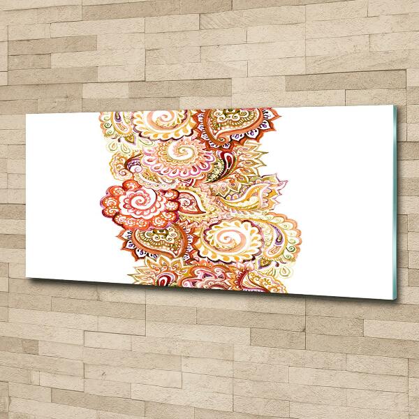 Schilderij op glas Ornamenten