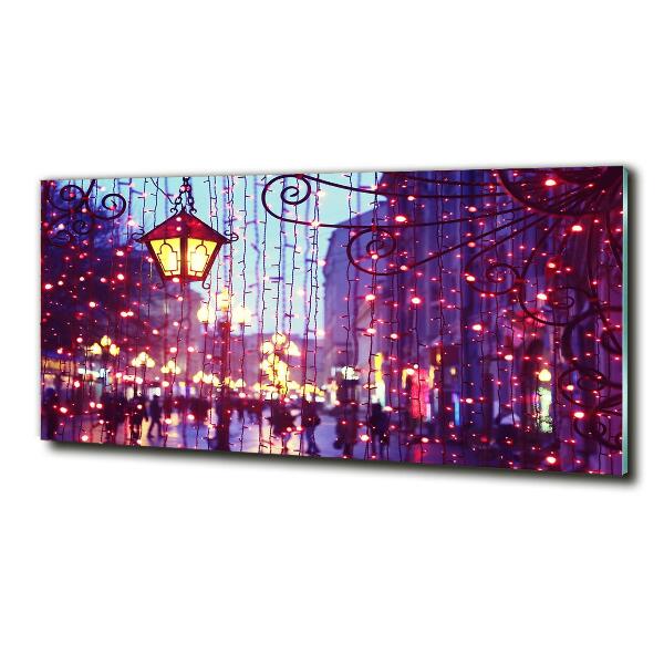 Foto obraz szklany Światełka w mieście